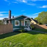Landscape fence staining in bellingham washington after 3