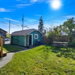Landscape fence staining in bellingham washington after 4