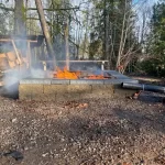 Landscape fireplace installation marysville washington
