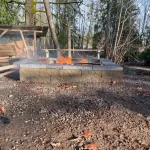 Landscape fireplace installation marysville washington 4