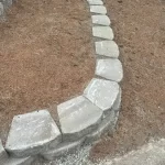 Landscape retaining wall everett washington after
