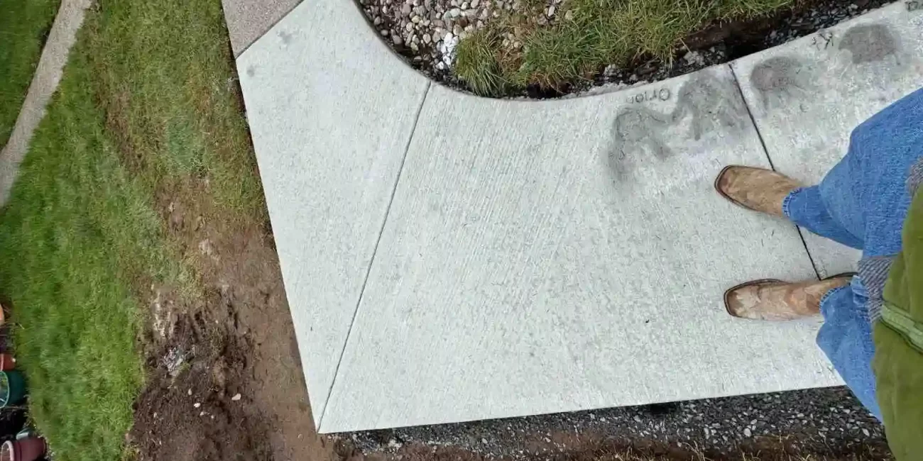 concrete installation walkway arlington washington