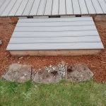 deck installation tore off boards installed new boards marysville washington after