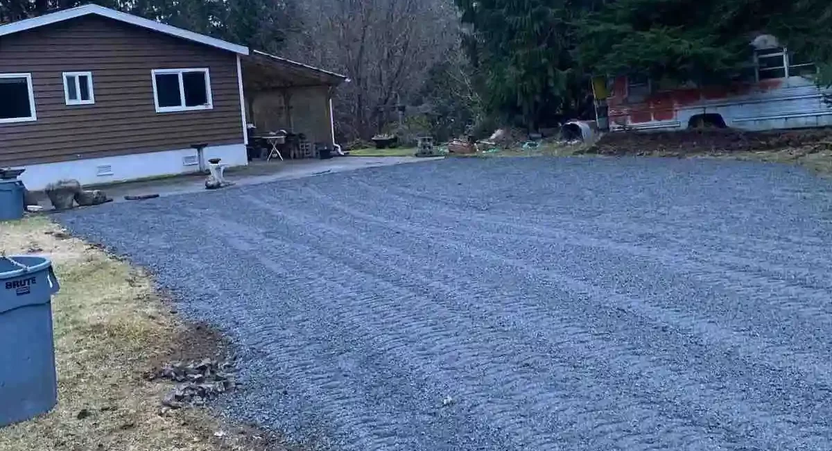 full gravel installation for a driveway oso washington