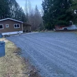 full gravel installation for a driveway oso washington