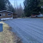 gravel installation for a driveway oso washington after 2