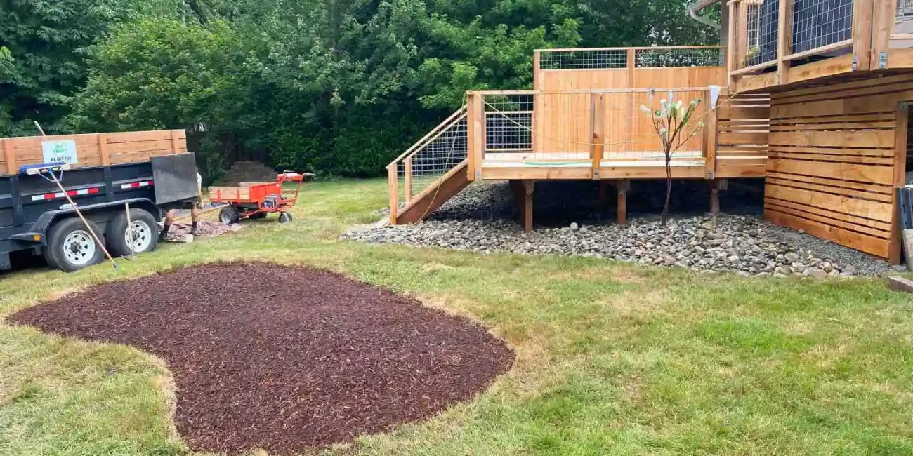landscape installation arlington washington after