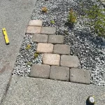landscape installation pavers and landscape gravel job marysville washington 3