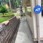 pressure washed front driveway after photo in kenova washington 2