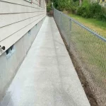 pressure washed front driveway after photo in kenova washington 3