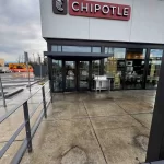 pressure washed front driveway before photo in lake stevens washington chipotle washington