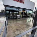 pressure washed front driveway before photo in lake stevens washington chipotle washington 2