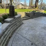 pressure washing the back patio of marysville washington before 2