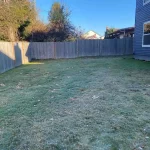 sod retaining wall concrete and sod everett washington before 3
