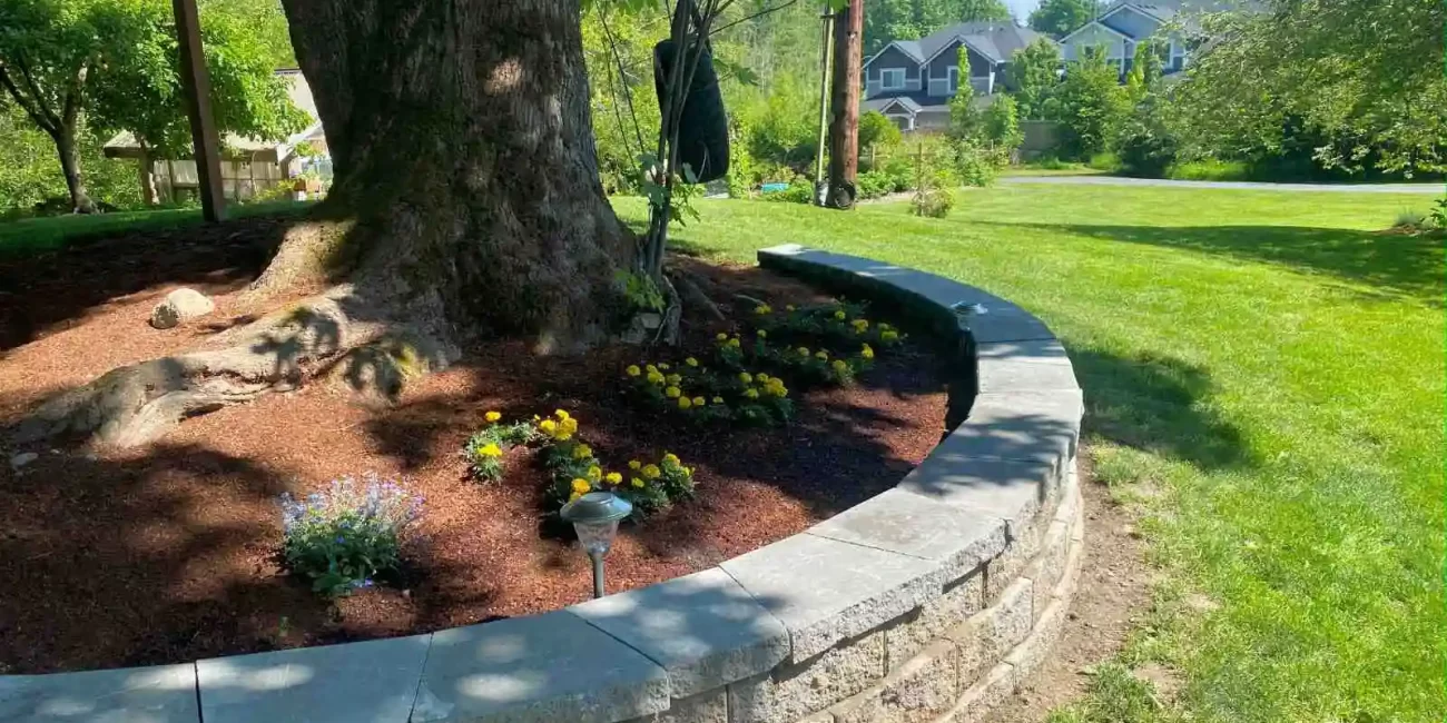 retaining wall finished marysville washington 3