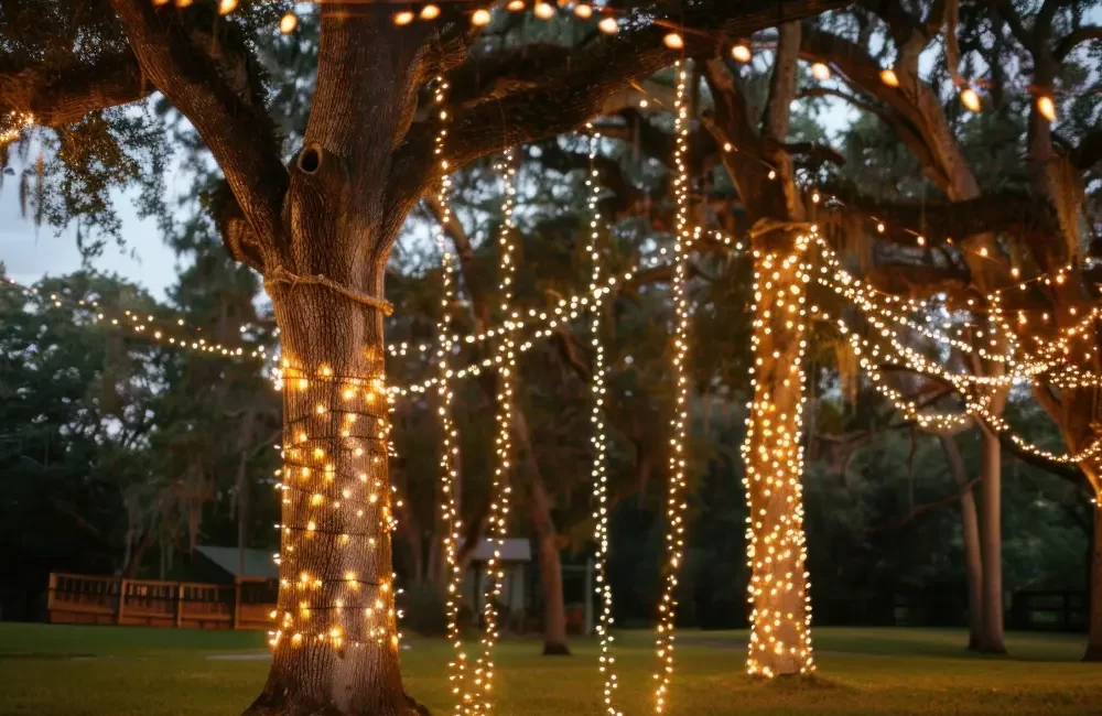 Tree Wrapping with Govee Lights