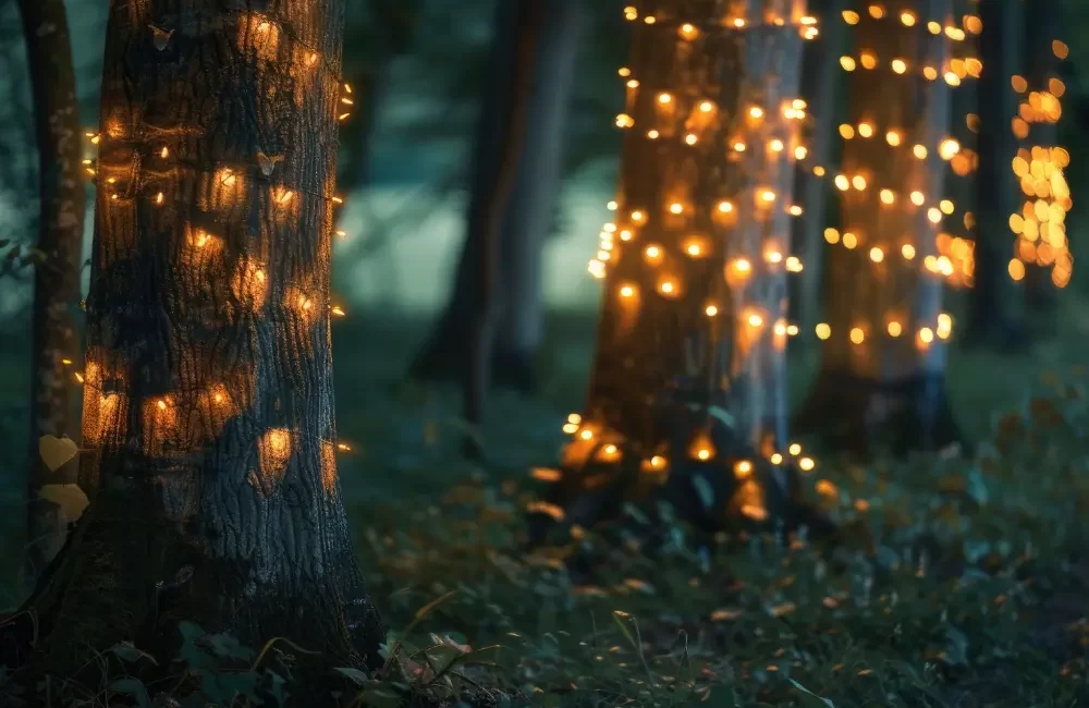 Tree Wrapping with Govee Lights